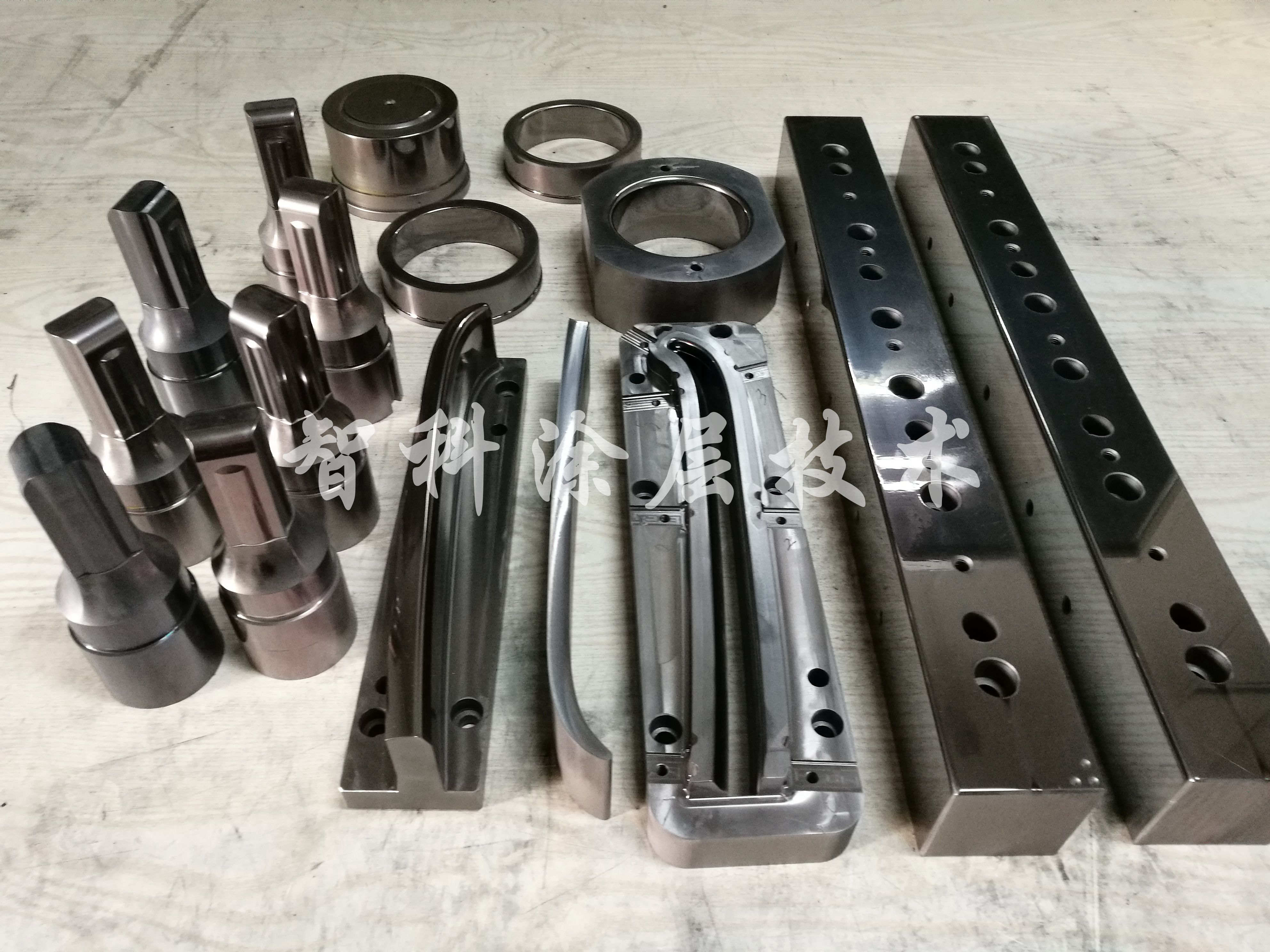 沖壓模具折彎塊模具涂層，納米鍍鈦，耐磨涂層